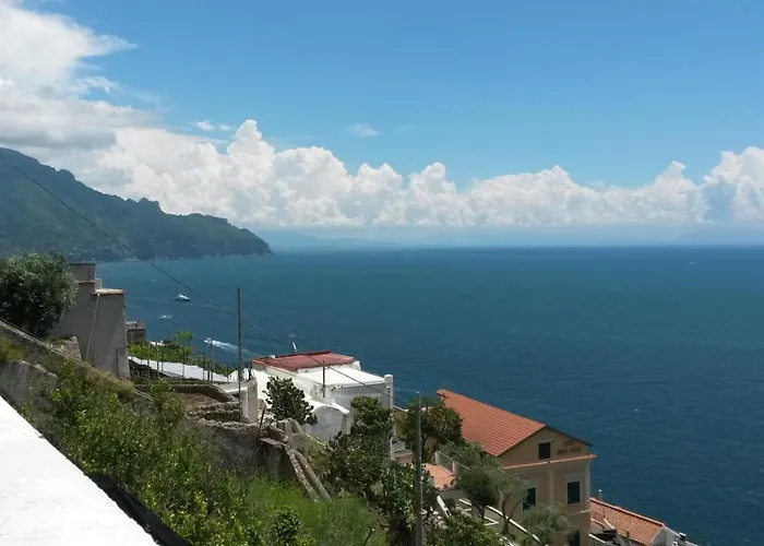 Seaview Villa From 1900 - 5 Min From Amalfi Center - 100 From Duoglio Sea Beach - 160 Stairs From The Amalfi Coast Main Route