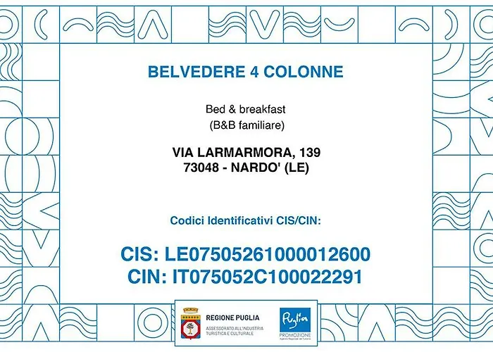 Belvedere4Colonne B&B Rooms & Suite Santa Maria al Bagno